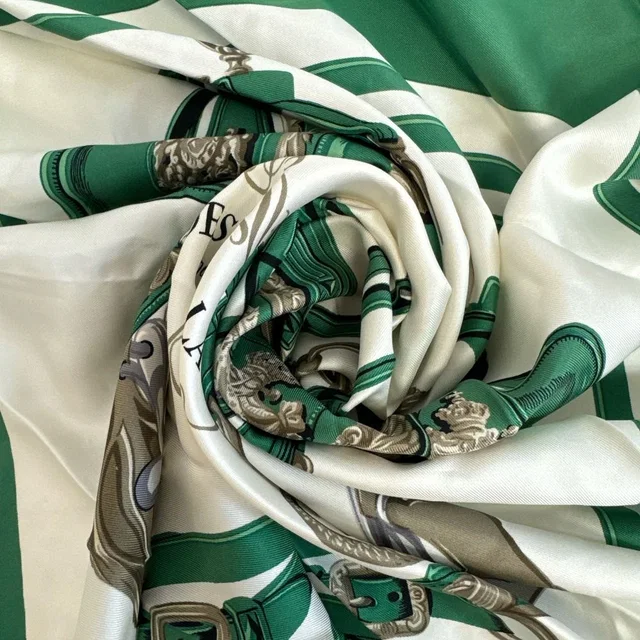 Hermès Carre 90 Brides de Gala Ceremonial Bridle Scarf in Silk from The Reluxe