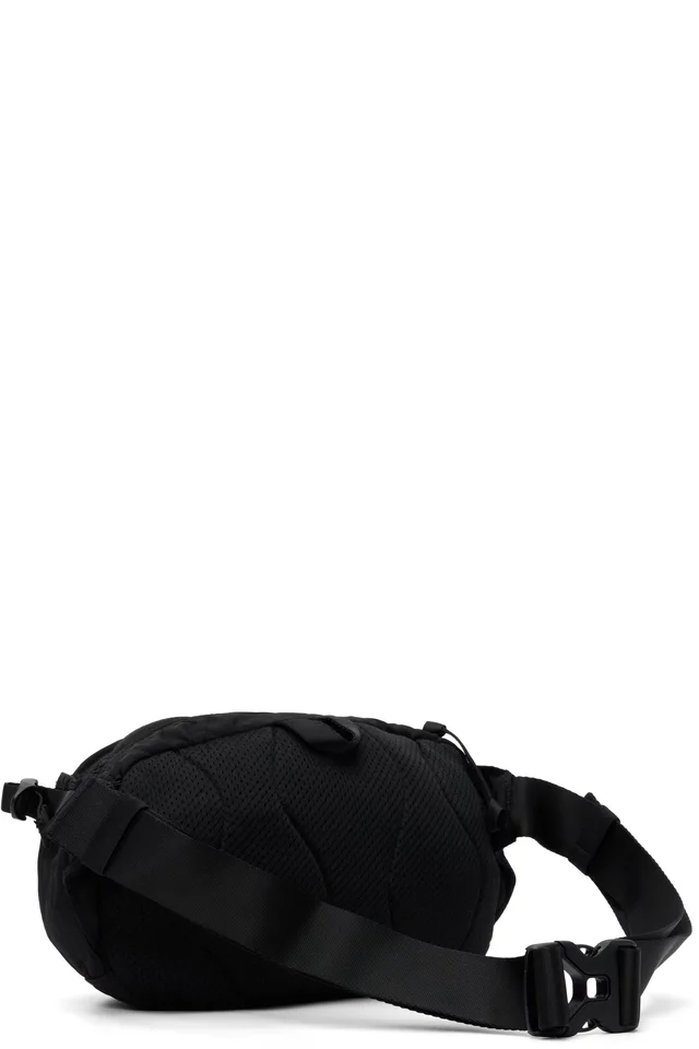 C.P. Company Black Nylon B Belt Bag, photo 3 of 4 from SSENSE