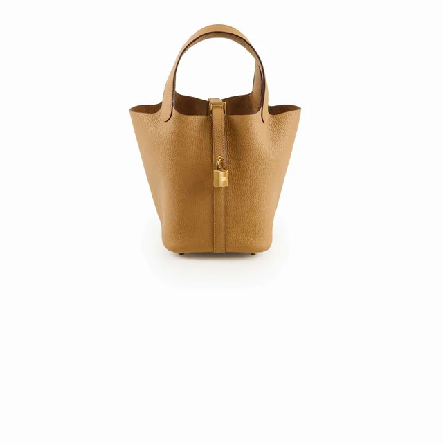 Hermès Picotin 18 Biscuit 2025 K Stamp in Clemence leather from The Purse Affair