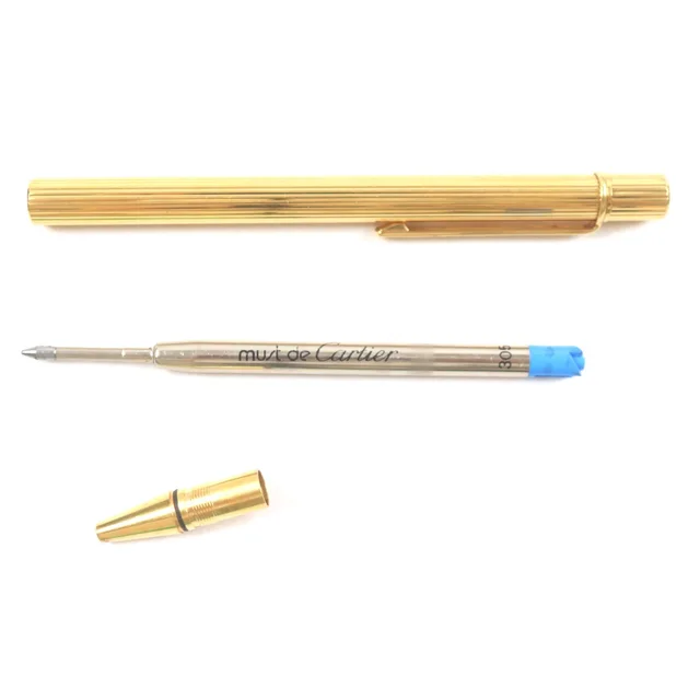 Must de Cartier Stripe Pattern Ballpoint Pen from LuxUness, photo 2 of 2