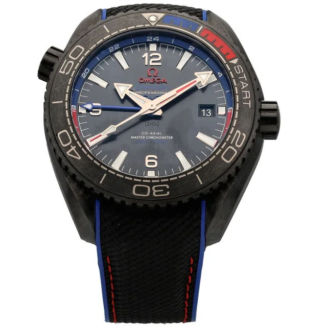 Omega Planet Ocean ETNZ Deep Black 215.92.46.22.01.004 45.5mm Ceramic Watch in Black Ceramic from H&T