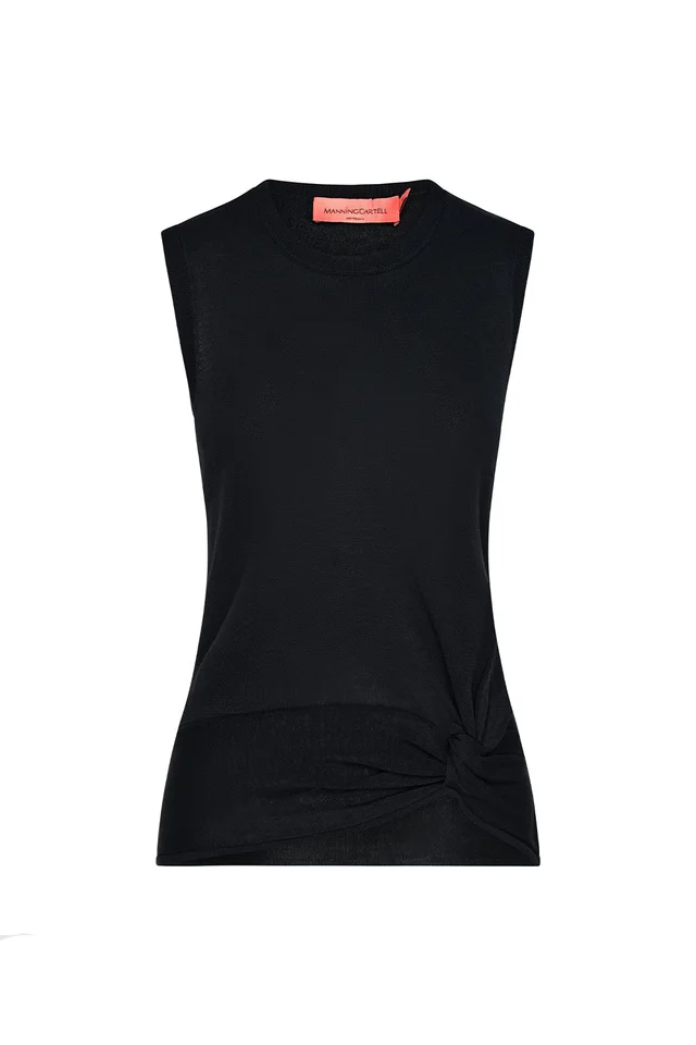 MANNING CARTELL Twisted Knit Top in Black from Manning Cartell, photo 1 of 1