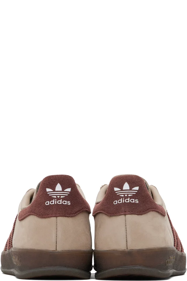 adidas Originals Taupe Gazelle Indoor Sneakers, photo 2 of 5 from SSENSE