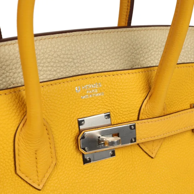 Hermès Special Order (HSS) Birkin 35 Soleil, Parchemin Togo Palladium Hardware in Togo leather from Madison Avenue Couture, photo 7 of 9