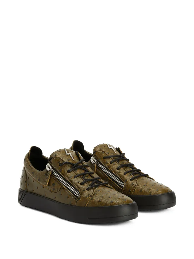 Giuseppe Zanotti Frankie double-zip low-top sneakers, photo 2 of 2 from FARFETCH
