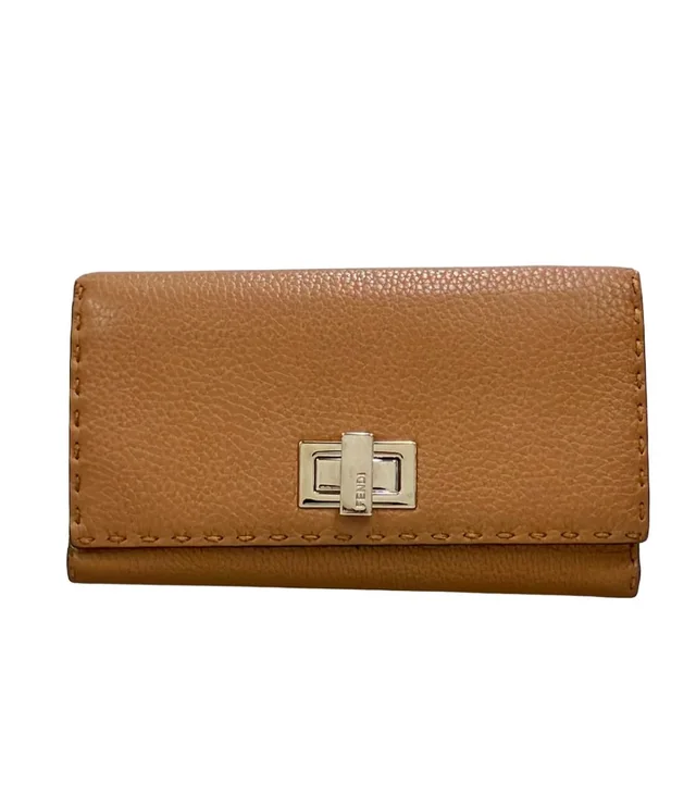 Fendi Bifold Wallet Brown in Brown from The Reluxe