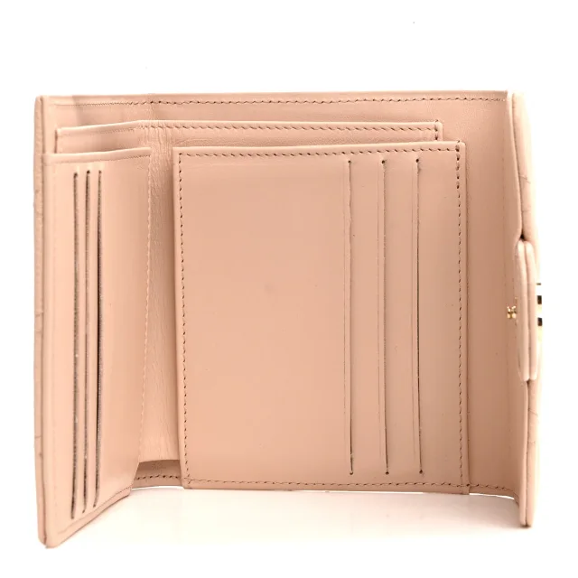 Chanel Caviar Quilted Compact Flap Wallet Beige in Beige Caviar leather from FASHIONPHILE, photo 5 of 8
