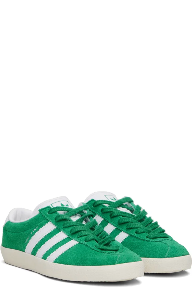 Sporty & Rich Green adidas Originals Edition Blanc Sneakers, photo 4 of 5 from SSENSE
