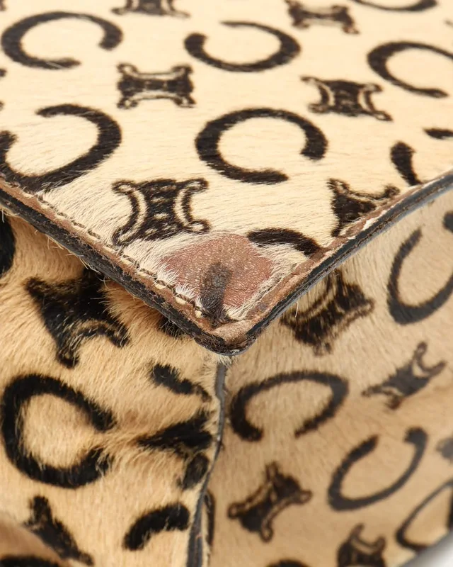Celine C Macadam Pony Bag in Leather from A Retro Tale, photo 9 of 12