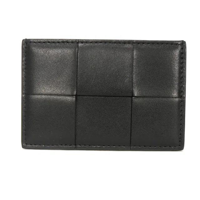 Bottega Veneta Cassette Calfskin Card Case in Calfskin from LuxUness
