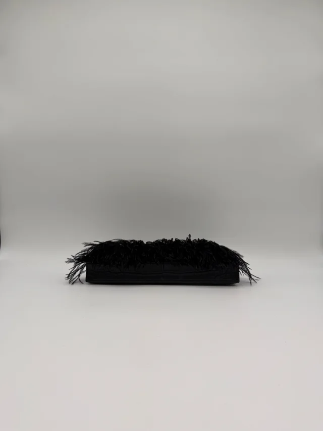 Hermès Kelly Elan Foile Black Matte Porosus Palladium Hardware in Black from Luxury Promise, photo 10 of 11