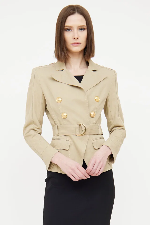 Balmain Double Belted Safari Jacket from VSP Consignment