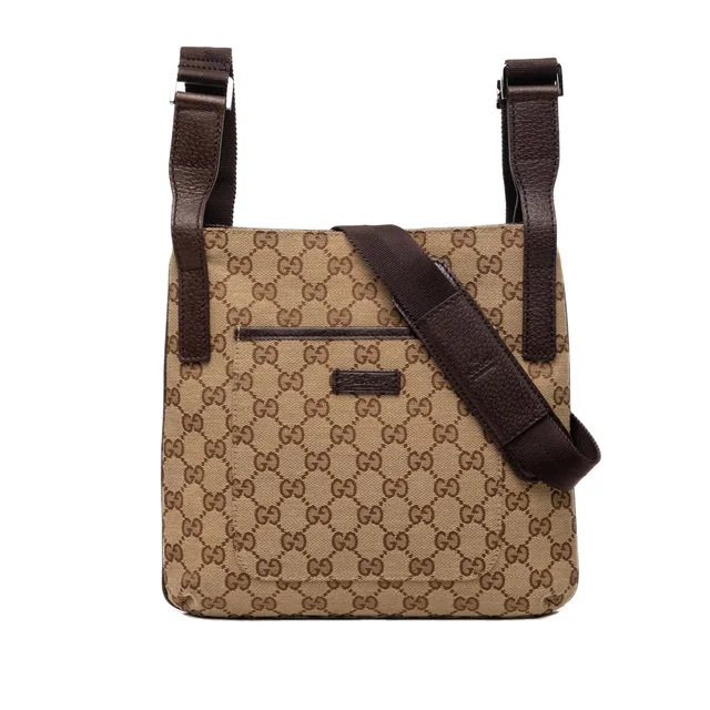 Beige Gucci GG Canvas Crossbody in Beige Canvas from Designer Revival, photo 1 of 1
