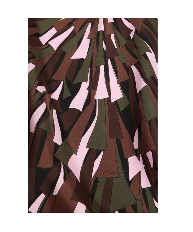 Emilio Pucci PUCCI Triangolo Printed Scarf, photo 3 of 4 from SENSER