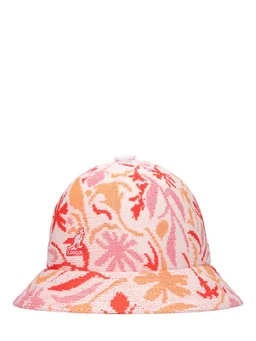Kangol Bucket hat with floral details in 46% Modacrylic, 37% Polyester, 100% Nylon, photo 2 of 6 from LUISAVIAROMA