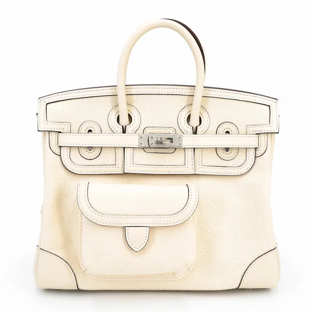 Hermès Birkin Cargo 25 Nata (I2) in Swift leather from Ginza Xiaoma