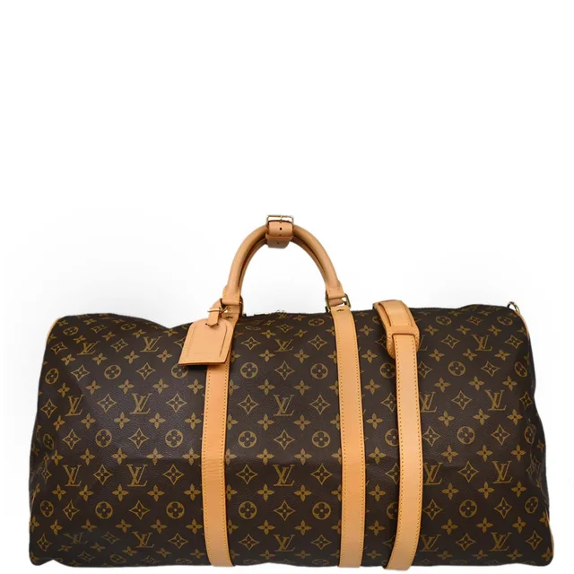Louis Vuitton 1996 Monogram Keepall Bandouliere 60 Duffle Bag M41412 in Coated canvas from AMORE Vintage Tokyo