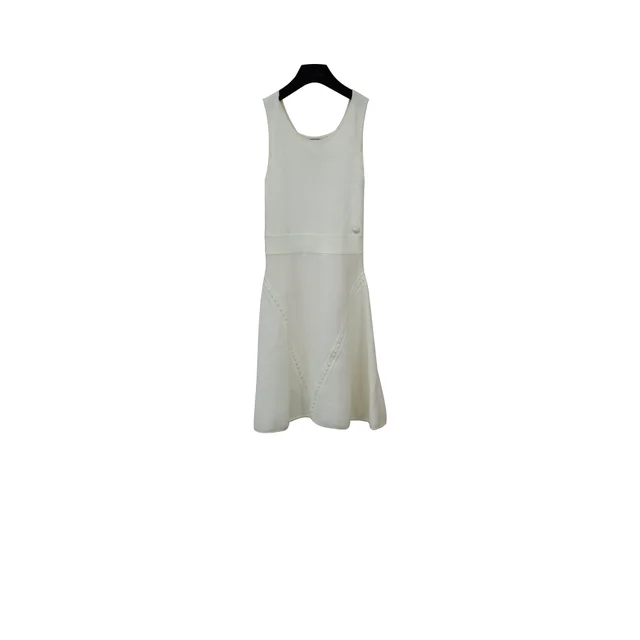 Chanel Dress Size 36 in White from The Purse Affair