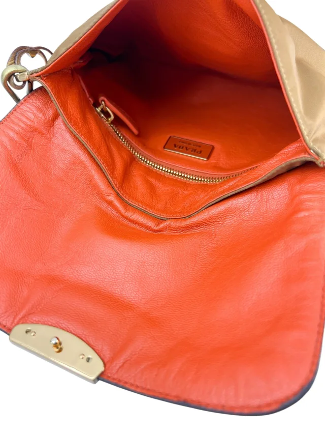 Prada Vintage Python Tesutto Chain Shoulder Bag in Python from Season 2 Consign, photo 8 of 8