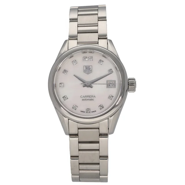 TAG Heuer Carrera WAR2414 28mm Stainless Steel Watch from H&T