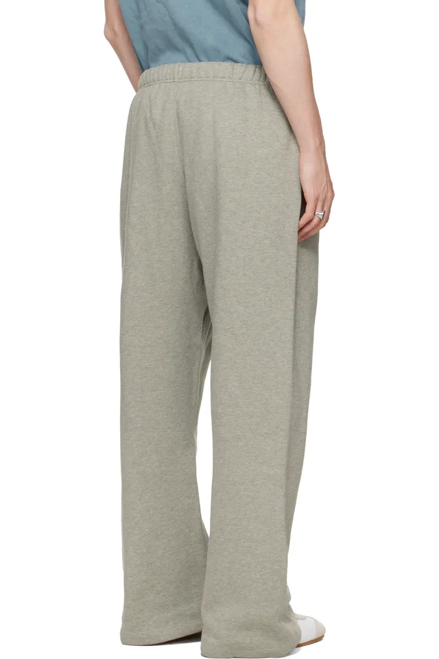 Fear of God ESSENTIALS Gray Signature Flare Sweatpants, photo 3 of 4 from SSENSE