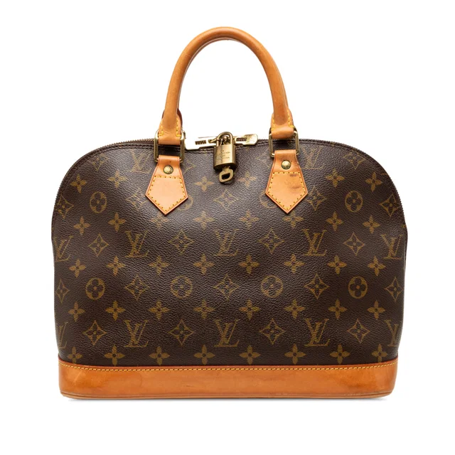 Brown Louis Vuitton Monogram Alma PM Handbag in Brown Coated canvas from Designer Revival, photo 1 of 1