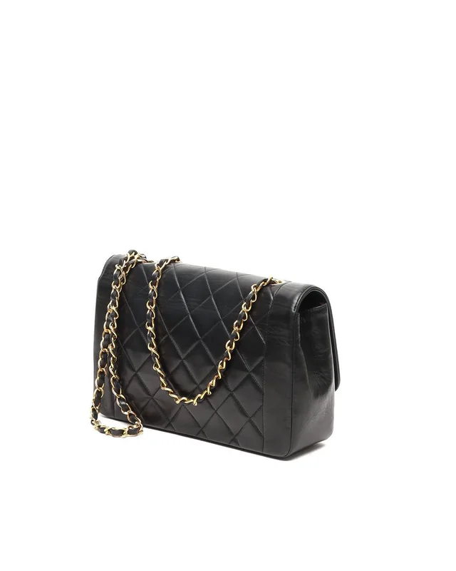 Chanel CC Medium Diana Flap Bag in Woven leather from A Retro Tale, photo 3 of 11