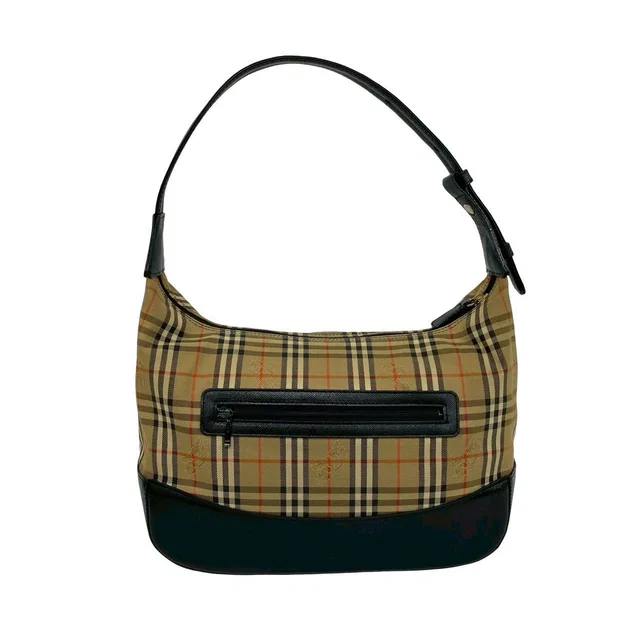 Burberry Canvas Leather Shoulder Bag in Canvas from LuxUness