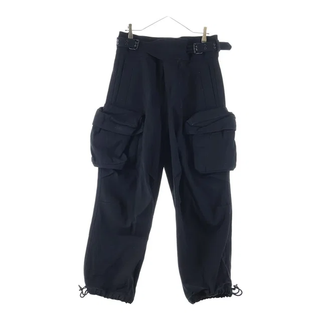 Louis Vuitton Pocket Zip Fly Cotton Wide Cargo Pants Black Jmb in Black from The Reluxe