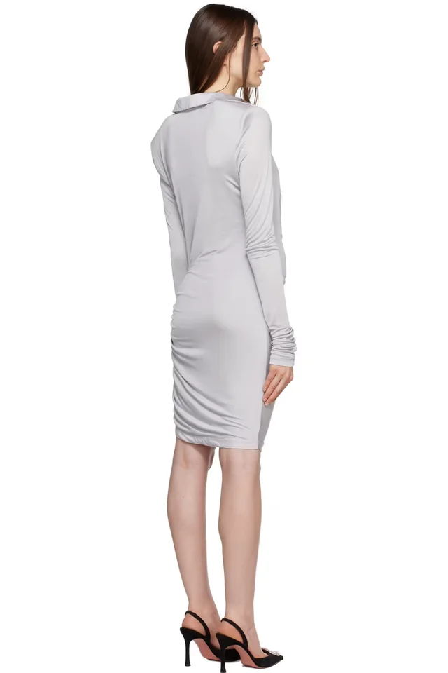 Gauge81 Silver Utena Minidress, photo 3 of 4 from SSENSE