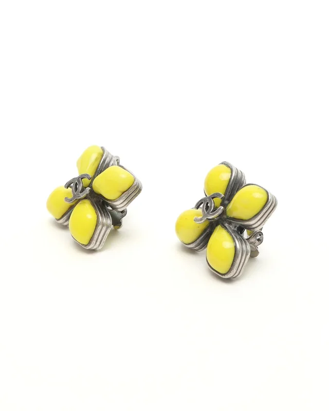 Chanel Coco Mark Clip-on Earrings from A Retro Tale, photo 2 of 4