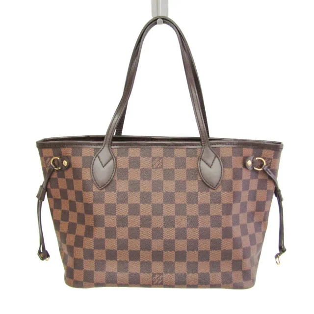 Louis Vuitton Damier Neverfull PM N51109 Women's Tote Bag Ebene in Brown Damier Canvas from Elady
