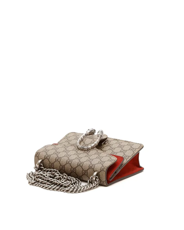 Gucci GG Supreme Small Dionysus Bag in Suede from A Retro Tale, photo 4 of 9