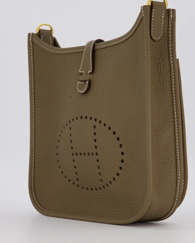 Hermès Evelyne III 23 Bag in Taupe Clemence leather from Sellier, photo 12 of 19