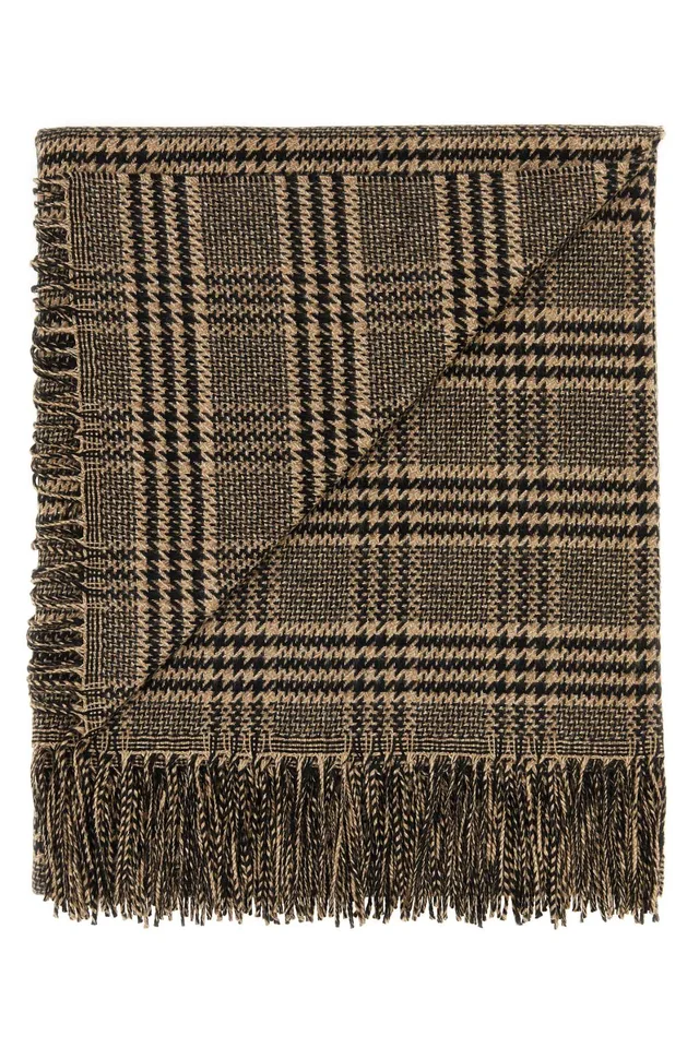 Saint Laurent Prince Scarf — Black Exterior: Silk Cashmere Scarfs in Black Silk from HEWI, photo 2 of 2