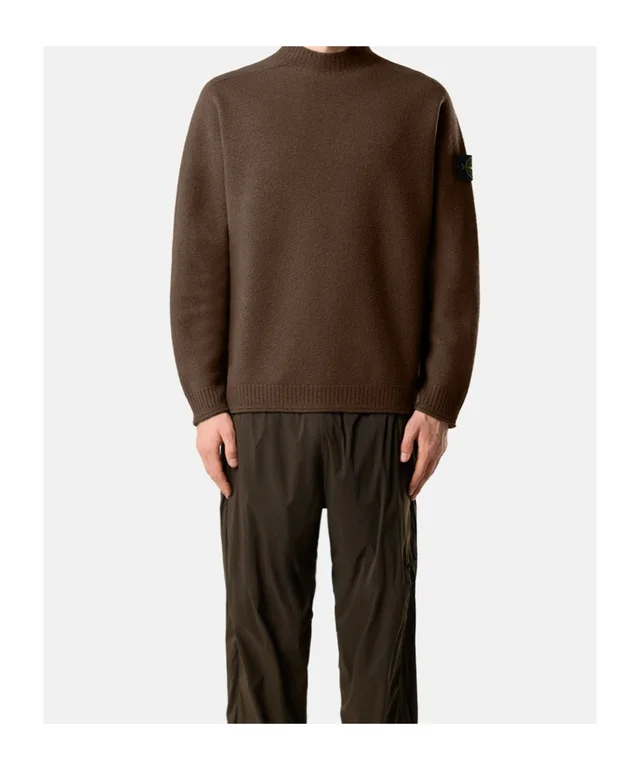 Regular-fit mock neck jumper with rolled edges, image 1 of 1 from SENSER