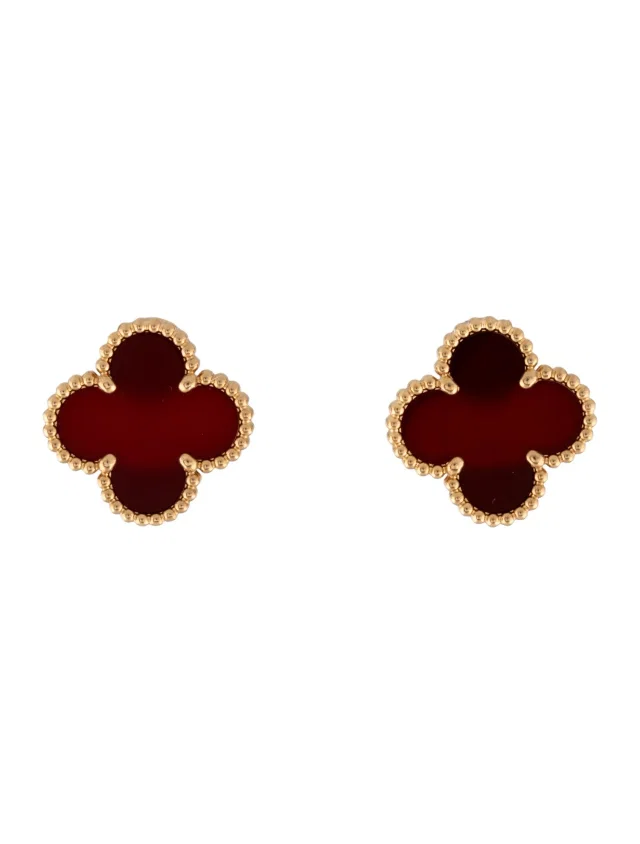 Van Cleef & Arpels Vintage Alhambra Earrings in multicolor from The RealReal