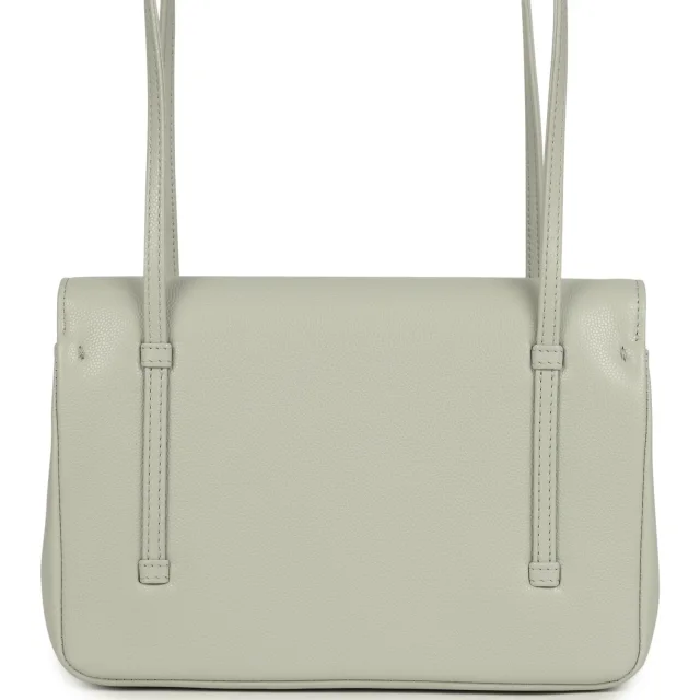 Chanel Small Preppy Coco Flap Bag Light Green Shiny Caviar Brushed Gold Hardware in Green Caviar leather from Madison Avenue Couture, photo 4 of 10