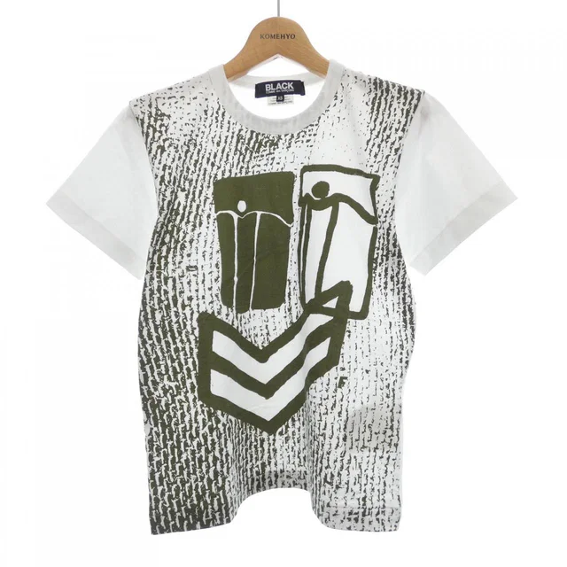 BLACK COMME des GARCONS Cotton T Shirt in Black from LuxUness