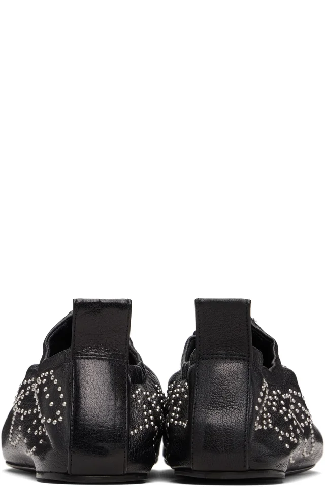 Chloé Black Susanna Flats, photo 2 of 4 from SSENSE