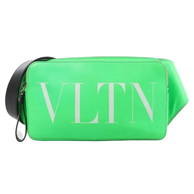 Valentino Garavani VLTN Leather Belt Bag in green Leather from Her-Age, photo 1 of 1