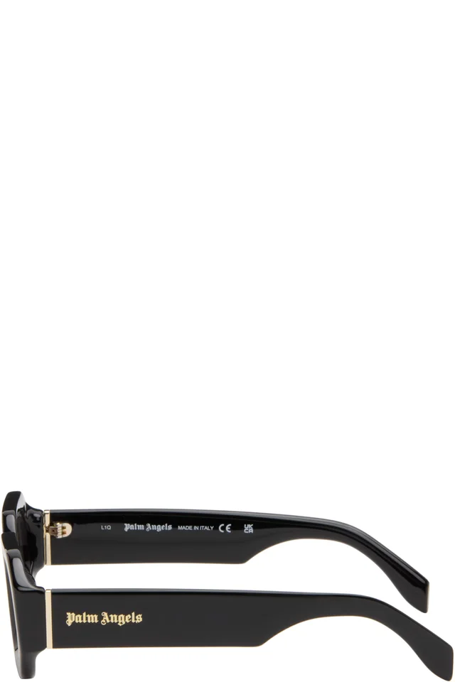 Palm Angels Black Riplay Sunglasses, photo 3 of 4 from SSENSE