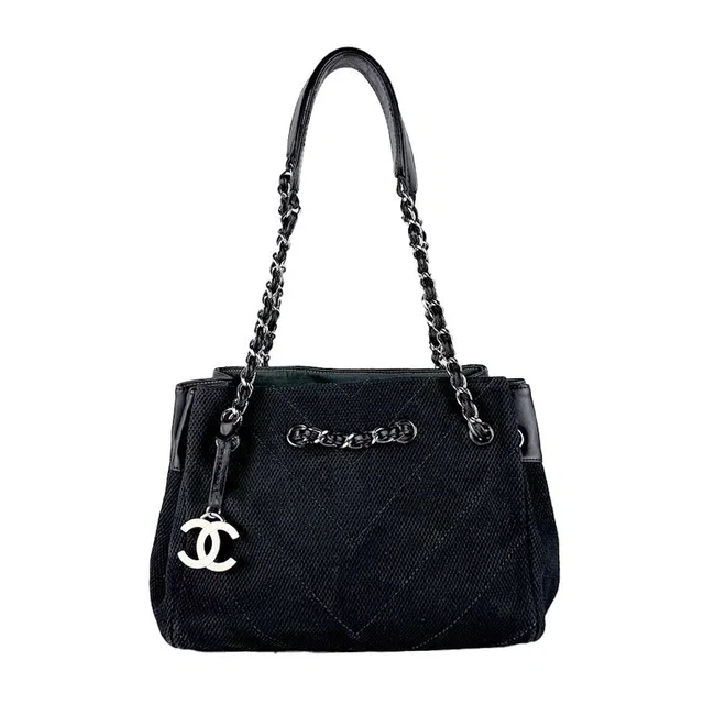 Chanel Shoulder Bag Stitch in Canvas from The Reluxe