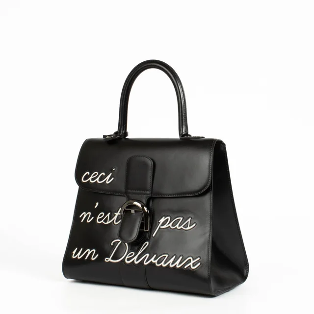 Delvaux Black Box Calf Brillant L'Humour MM in Black Box leather from Labellov, photo 2 of 2