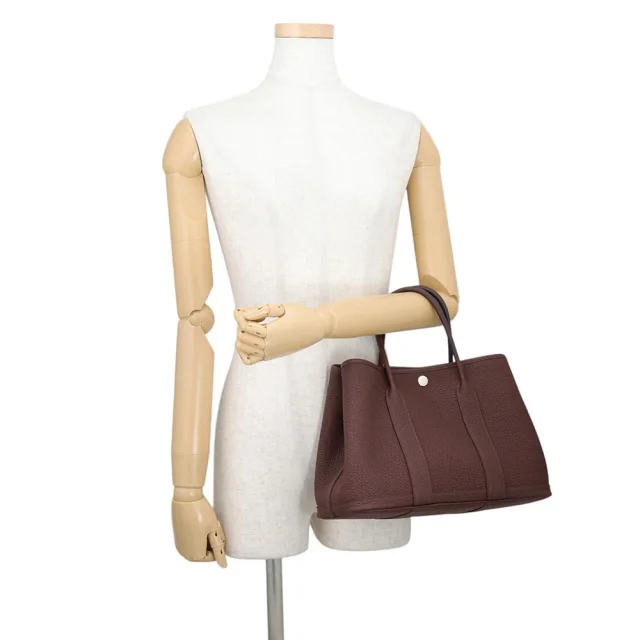 Hermès Garden Party RougeSellier Negonda Leather Size TPM in Leather from GALLERY RARE, photo 4 of 11