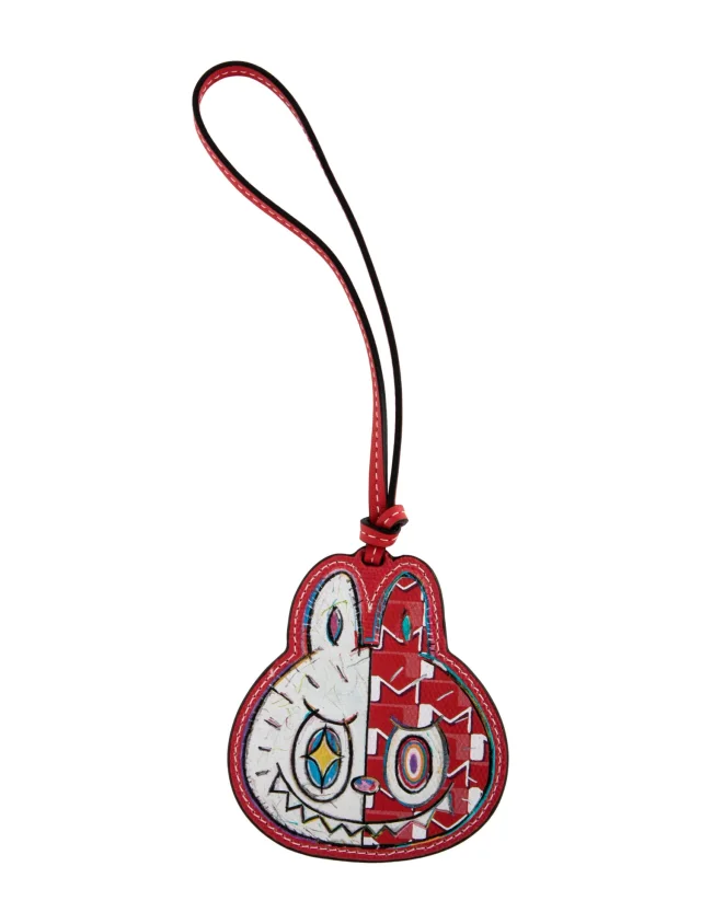 Moynat Two Face Monster Bag Accessory in red Leather from The RealReal