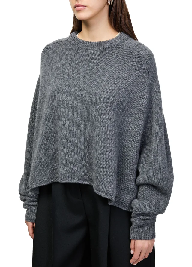 LISA YANG Karine cashmere sweater in Grey 100% cashmere, photo 4 of 6 from 24S (US)