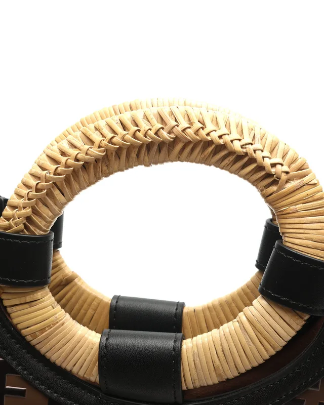 Fendi Zucca Runaway Bag in Raffia from A Retro Tale, photo 7 of 9