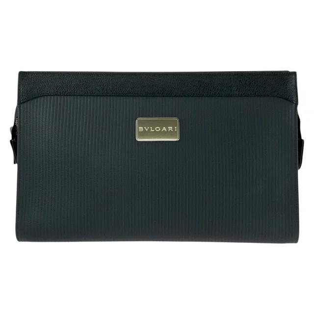 Bvlgari Millerrighe PVC clutch bag from LuxUness