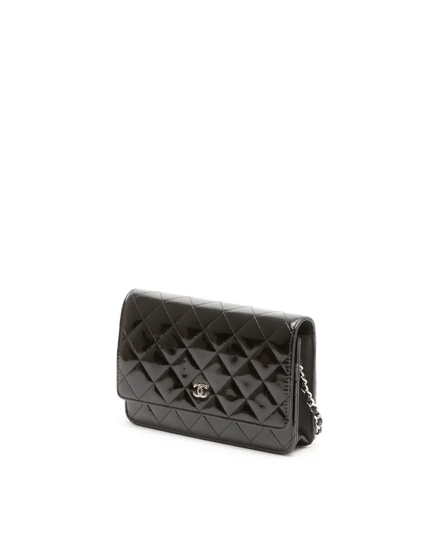 Chanel Classic Patent Wallet On Chain Bag in Patent leather from A Retro Tale, photo 2 of 10